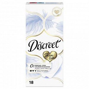 Женские ежедневные прокладки Discreet Multiform  Skin Love  18 шт.