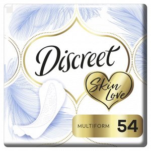 Женские ежедневные прокладки Discreet Multiform  Skin Love  54 шт.