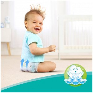 Подгузники Pampers Active Baby-Dry для малышей 6-10 кг, 3 размер, 82 шт