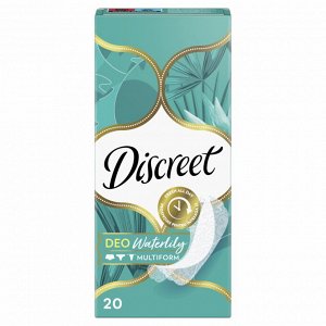 Женские ежедневные прокладки Discreet Multiform Водная лилия, 20 шт.