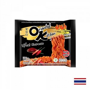 Mama Oriental Kitchen Noodles Hot Korean 85g - Тайская лапша острый корейский рамен