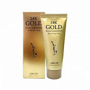 LEBELAGE Пенка для умывания Хи Юль с 24К золотом HEEYUL 24K GOLD FOAM CLEANSING 100ml