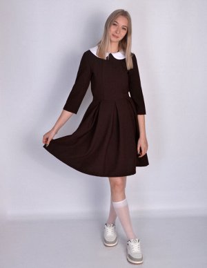 Школьное платье: Анна подростковое горький шоколад