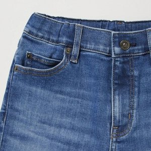 UNIQLO - мягкие джинсы Ultra Stretch на молнии - 66 BLUE
