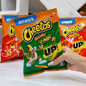 Cheetos Crunchy UP 75g - Японские Кранчи Читос. Сырные. Супер кранчи