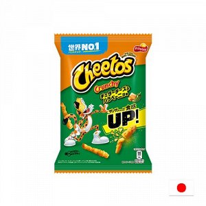 Cheetos Crunchy UP Cheddar Jalapeno 75g - Японские Кранчи Читос Халапеньо и чедар. Супер кранчи