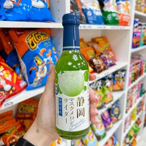 Shizuoka Mask-Melon Soda 240ml - Японская Сода Сидзуока с дыней