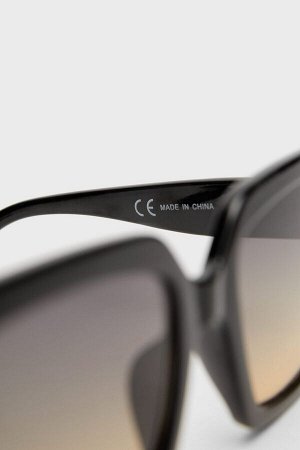 Квадратные солнцезащитные очки с затемненным стеклом 00650203