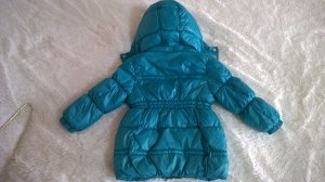 Куртка — пальто для девочки Sarabanda Италия р. 98-104 Еврозима, холодный демисезон