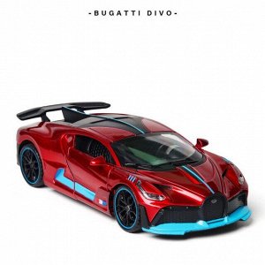 Модель автомобиля Bugatti Divo, Коллекционная машина с открывающимися дверями