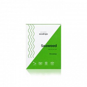 Леденцы для здоровья и молодости организма Healthberry Ecodrops Seaweed, 30 шт.