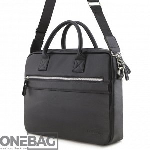 Сумка мужская ONEBAG большая на коротких ручках и регулируемом плечевом ремне(min:975, max:1575)