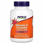 Витамин С NOW Vitamin C Crystals - 227 г..