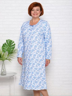 Женская сорочка А-Дуняша (голубой)