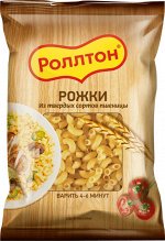 Макароны Рожки пачка 400г Роллтон *16