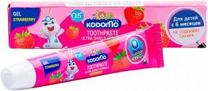 LION "Кодомо" Зубная паста  "Клубника" гелевая (Strawberry), 40гр