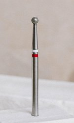 Фреза алмазная SAGITTA White Stripe, шар, красная 0,3мм, шт, арт. SGT-Ф3
