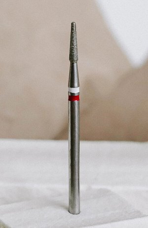 Фреза алмазная SAGITTA White Stripe, конус, красная, 0.18мм, шт, арт. SGT-Ф8