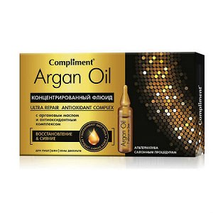 COMPLIMENT Argan Oil Концентрированный флюид с антиоксидантным комплексом 7ампул*2 мл