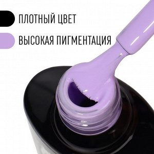 Гель лак для ногтей, однотонный, 3-х фазный, 8мл, LED/UV, цвет сиреневый (102)