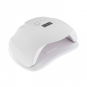 Лампа для маникюра Luazon LUF-02, UV/LED, 36 диодов, 54 Вт, таймер, 220 В, белая