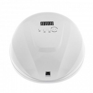 Лампа для маникюра Luazon LUF-02, UV/LED, 36 диодов, 54 Вт, таймер, 220 В, белая