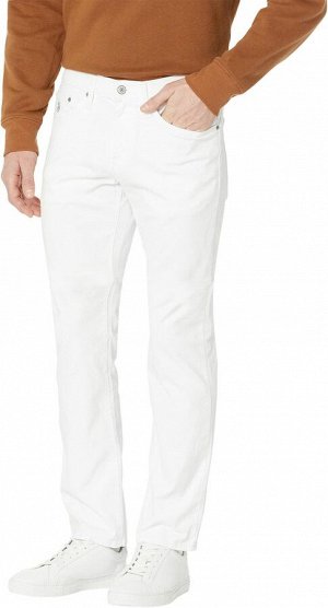 U.S. POLO ASSN. Slim Straight Stretch Five-Pocket Jeans in White