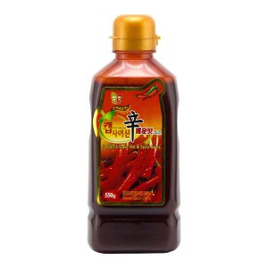 Соус острый Капсаицин 550г, (Capsaicin Super Hot&Spicy Sauce) т.м. CHEONGWOO. Ю.Корея