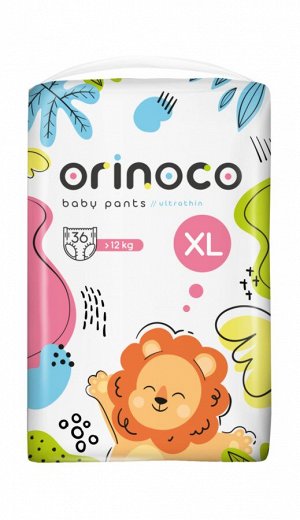 Подгузники-трусики детские ORINOCO (XL) >12кг №36
