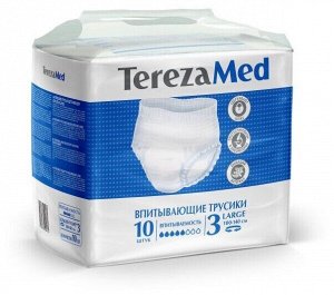 Трусы-подгузники Tereza Med для взрослых 100-140см (L) №10