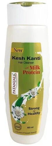 Patanjali Kesh Kanti Milk Protein 180ml / Молочный Протеин Шампунь для Волос 180мл