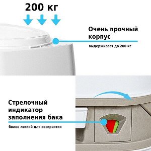 Биотуалет Lupmex 79112P 12л с индикатором с пробниками гранул