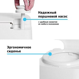 Биотуалет Lupmex 79112P 12л с индикатором с пробниками гранул