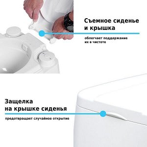 Биотуалет Lupmex 79112P 12л с индикатором с пробниками гранул