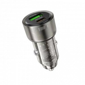 Автомобильное зарядное устройство Hoсo Z52 38W / Зарядное устройство в машину / Зарядка в прикуриватель