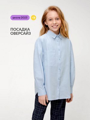 Блузка детская для девочек Kort голубой
