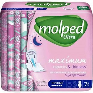 Прокладки MOLPED Ultra Ночные, 7шт