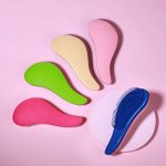 Расчёска массажная, 8 х 18,5 см, PVC коробка, цвет МИКС