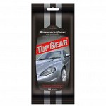 Салфетки влажные TOP GEAR стекол, зеркал, фар, 30шт
