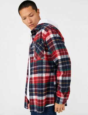 Рубашка Lumberjack в клетку с карманами и длинными рукавами