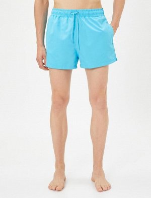 Короткие шорты для плавания, изменение цвета в воде, кружевная талия, сетчатая подкладка