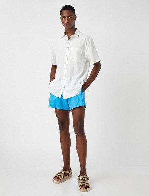 Базовые шорты для плавания с кружевной талией
