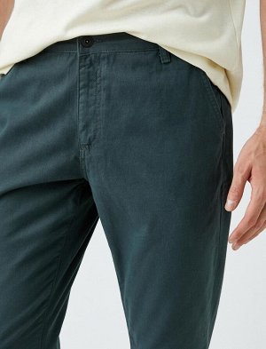 Базовые брюки-чиносы из хлопка