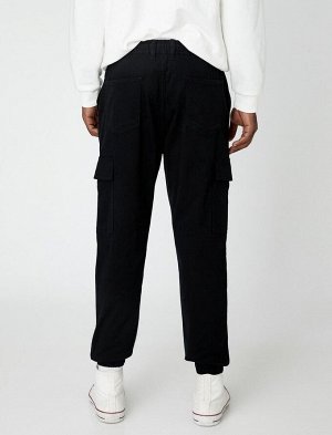 Базовые брюки-карго с кружевной талией