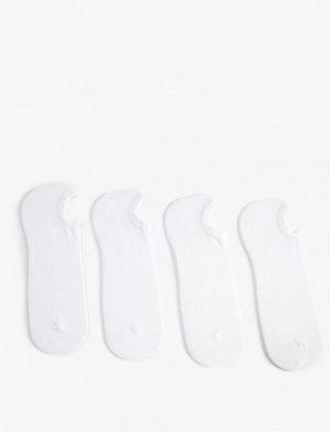 Мужской базовый комплект невидимых носков из 4 предметов