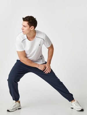 Базовые спортивные штаны на шнурке с кружевной талией