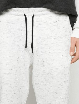 Базовые спортивные спортивные штаны с кружевной талией и карманами