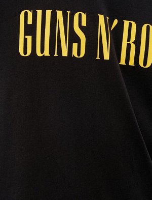 Футболка Guns N' Roses с лицензионным принтом на спине