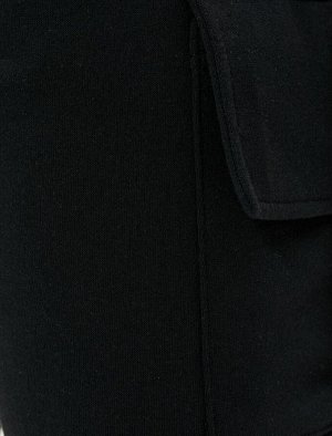 Шорты-карго в рубчик с карманами и пуговицами