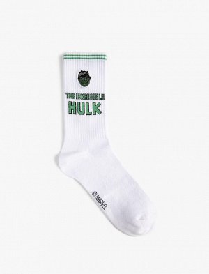 Мужские носки Hulk Socket с лицензионной вышивкой